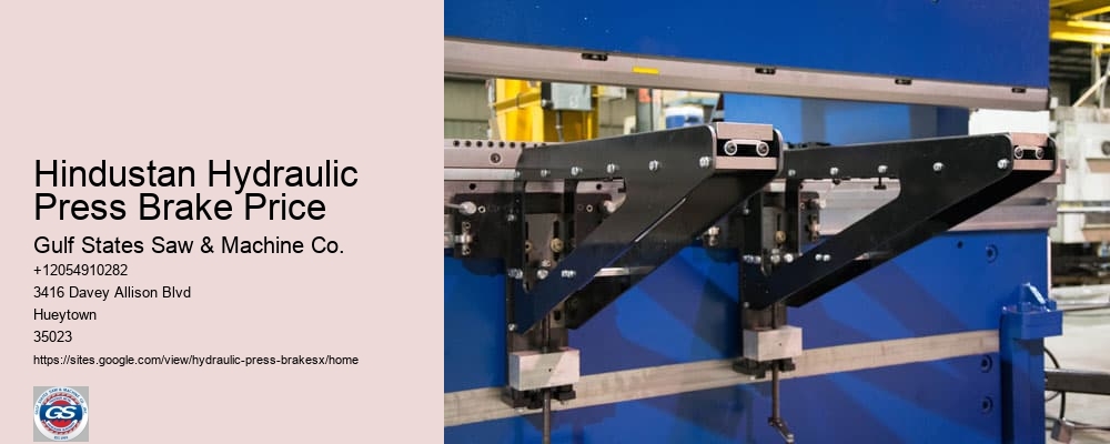 Hindustan Hydraulic Press Brake Price