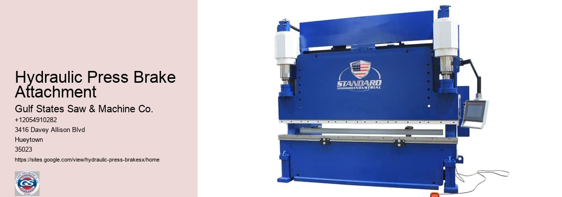 Hydraulic Press Metal Brake Attachment